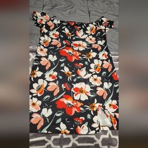 Off the shoulder flower mini dress Shien 1xl